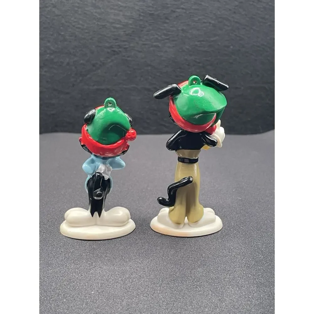 Vintage 1997 Warner Bros Animaniacs Yakko & Dot Christmas Ornaments. Set of Two.